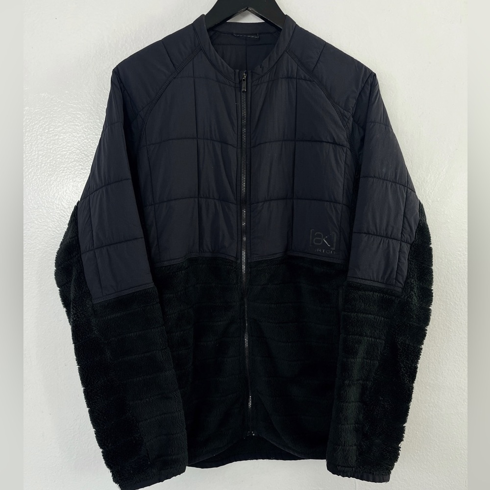 Burton AK Hybrid Insulator Polartec and Ripstop Fleece Jacket Zip Up